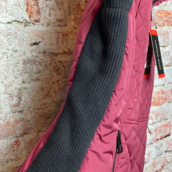 NWT Andrew Marc Womenʻs Quilted Puffer Vest Jacket Medium - Picture 6 of 16